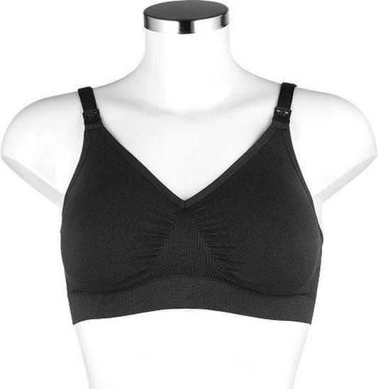 Medela Keep Cool Ultra bh - Naadloze voedingsbh - Zwangerschapsbh met 6 ademende zones - Soft Touchmateriaal – Comfortabel en ondersteunend - Zwart - Maat M