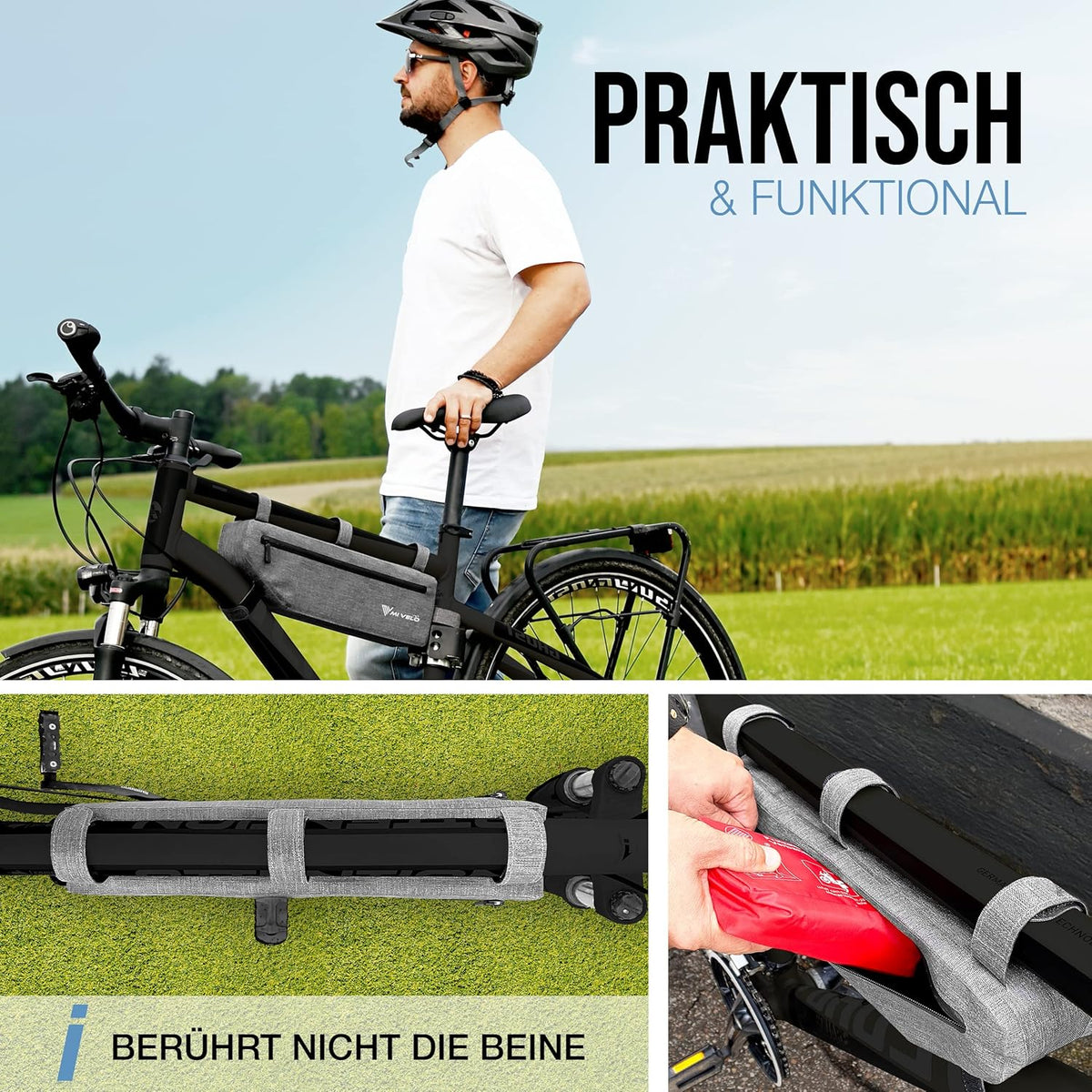 Waterdichte Fietstas 3L – Onder Zadel / Frame Tas – Compact & Stevig – MIVELO