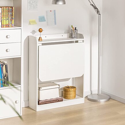 SoBuy Opvouwbaar Bureau - Max. 35 kg - 64 x 58 x 82 cm - Wit