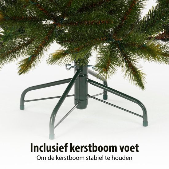 Triumph Tree Bristlecone Kunstkerstboom - Kunstboom met Natuurlijke Uitstraling - Kerstversiering voor Binnenshuis - PVC Hardneedle Afwerking - H260 x Ø163 cm - Groen