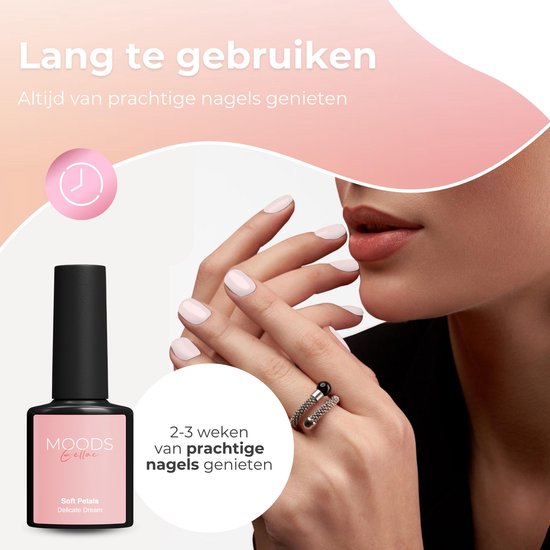 Moods Gellac 6-delige Set - Gellak Starterspakket - Gel Nagellak - 8ML - Soft Petals - Gellac - Nagels - Chique Kleuren