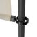 Tectake Zonnescherm Taija 128 x 7 x 216–310 cm – Handslinger – UV50+ – Beige