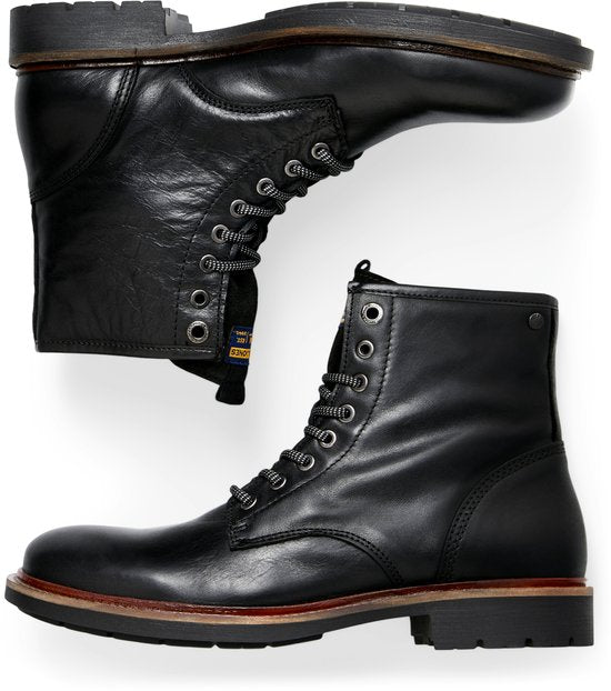 JACK&JONES - JFWTANNER LEATHER BOOT SN - Heren - Laarzen - maat 45