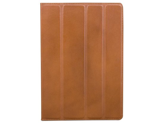 dbramante1928 iPad Air 10.5 2019 Bookcase Hoes – Echt Leer – Cognac – Luxe Beschermhoes