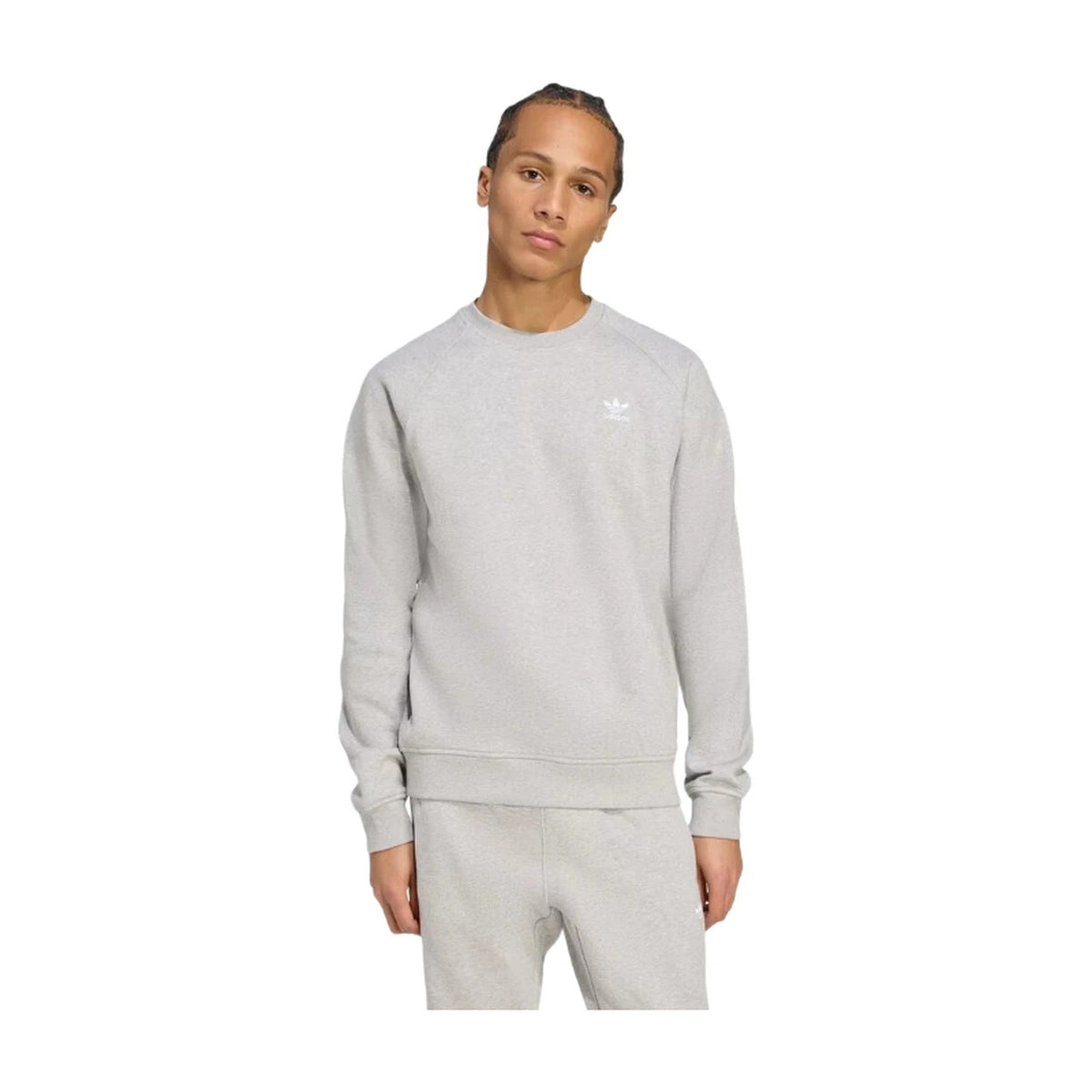adidas Trefoil Essentials Sweater - JY6140 - Grijs - Maat L