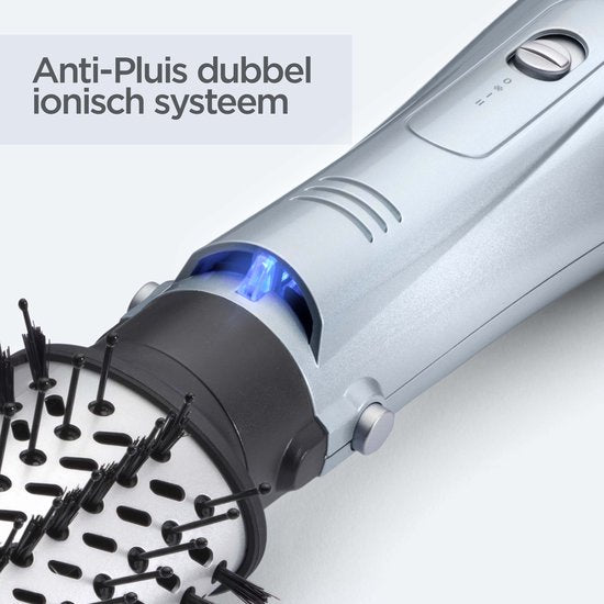 BaByliss Hydro Fusion 4 in 1 Föhnborstel AS774E - 1000W - Dubbel ionisch systeem - Multistyler met 4 opzetkoppen - Coolshot