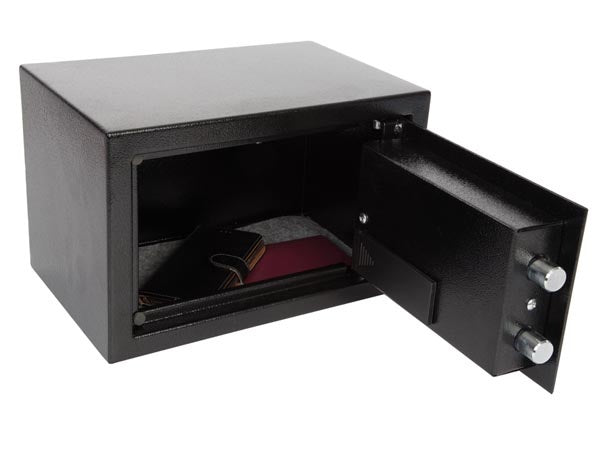 Perel Elektronische kluis - Zwart - 20 x 31 x 20 cm - 4 kg