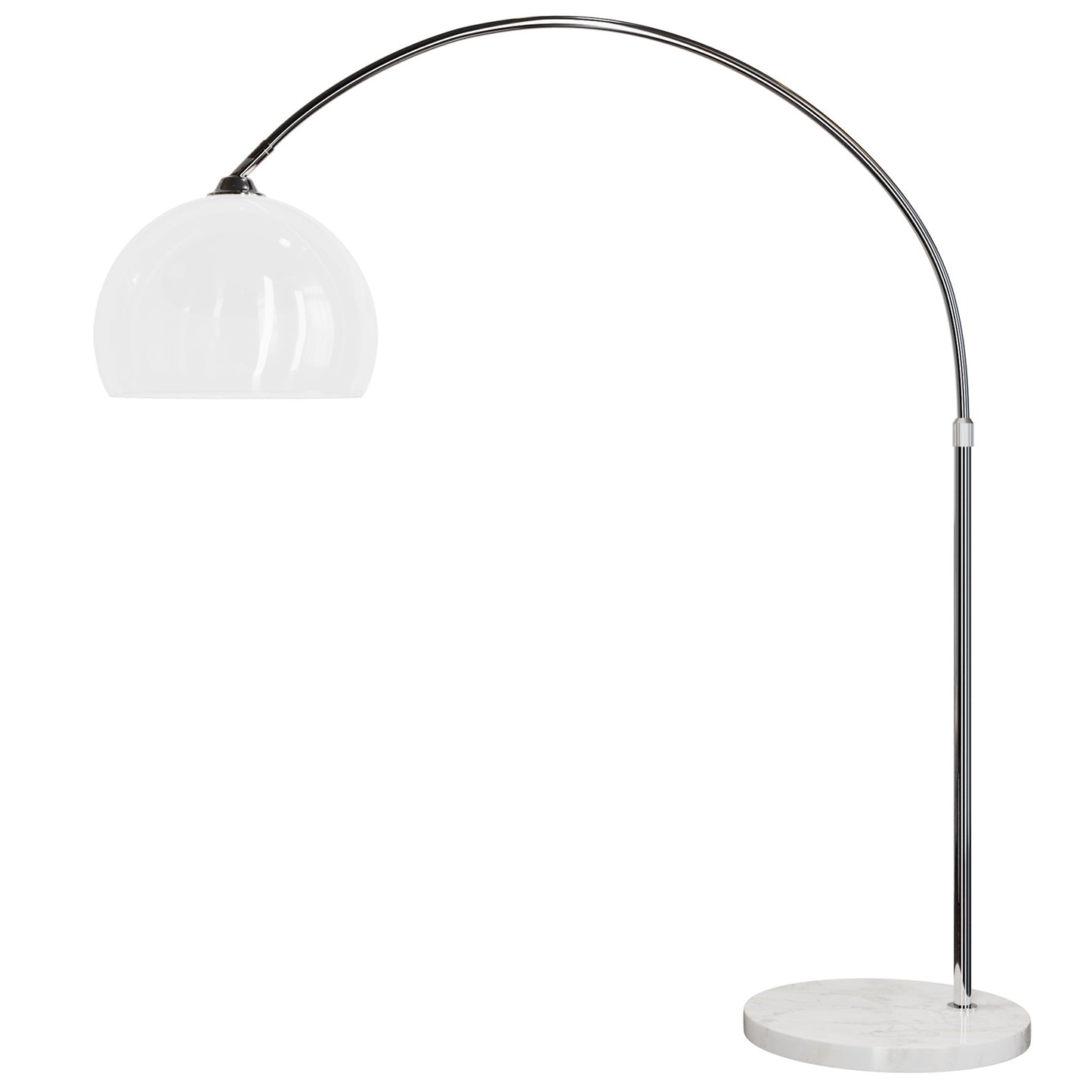 Monzana Staande booglamp 146-220cm verstelbaar met marmeren voet