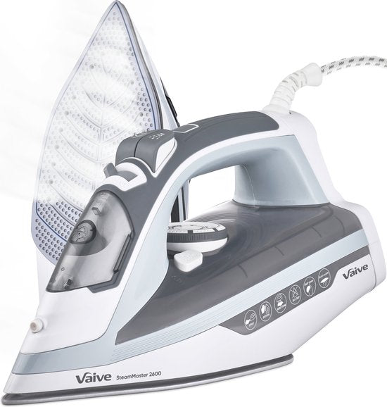 VAIVE SteamMaster 2600 Strijkijzer - Stoomstrijkijzer - Iron - stoomstrijkijzers - 2600W - 350 ML - Spray- en Stoomstootfunctie