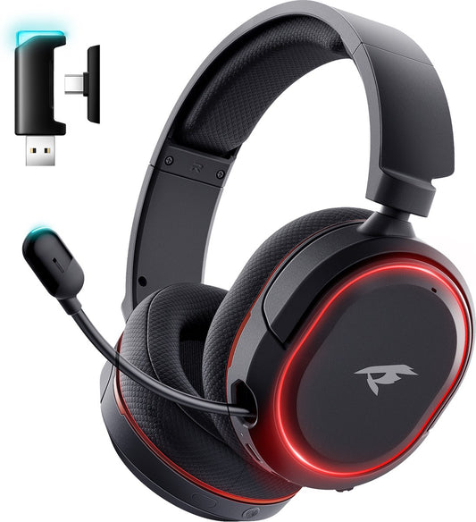 Valorise UG-08S Draadloze Gaming headset 2.4Ghz Zwart/Rood