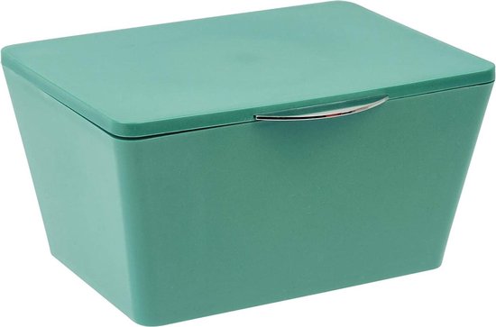 Wenko Opbergdoos Brasil 19 X 10 X 15,5 Cm Tpe Groen