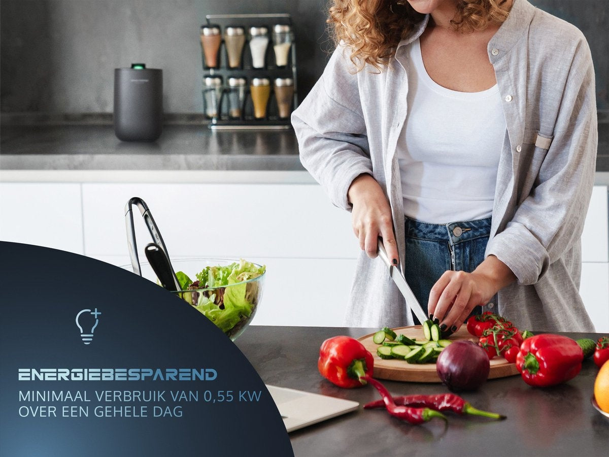 JAP Appliances Enivio D3 - Stille Luchtontvochtiger (<35 dB) voor in de slaapkamer en badkamer - 300ml per dag - Geschikt voor ruimtes tot 15m² - Zwart