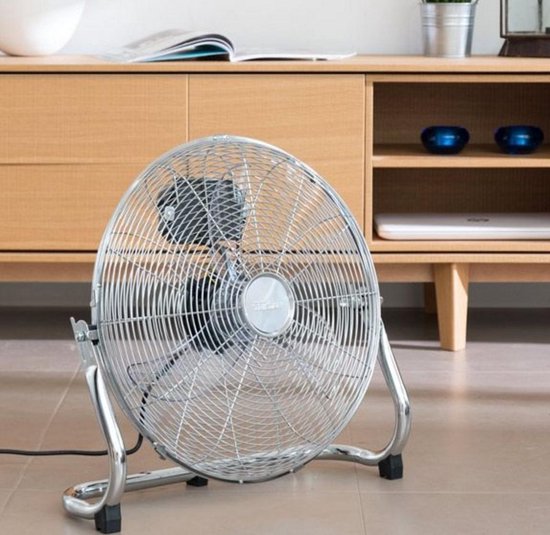 Vloerventilator 40 cm – 3 Snelheden – Boxventilator – 130° Kantelbaar – Metaal – Tristar VE-5936