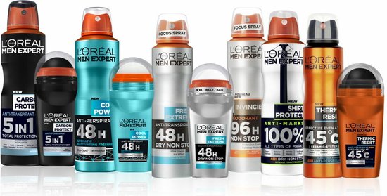 L’Oréal Paris Men Expert Fresh Extreme Deodorant Roller - 6 x 50ml