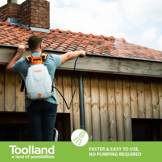 Toolland Rugsproeier Met Herlaadbare Batterij - 12 L