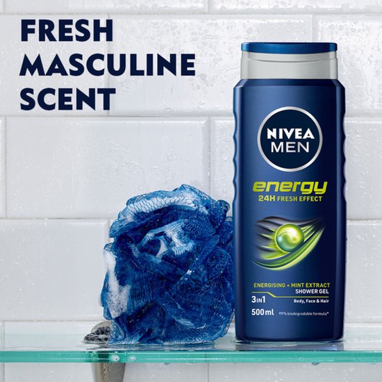 NIVEA Men Douchegel Energy - 500 ml