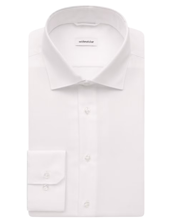 Seidensticker New Kent business overhemd – maat 42 – regular fit – normale mouw – wit