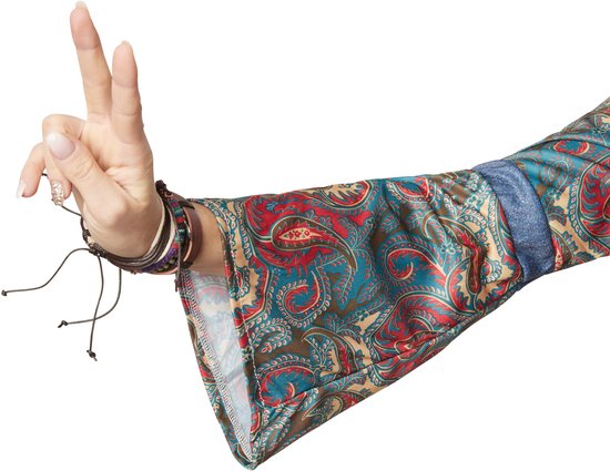 Dressforfun Hippie Girl Harmony S - verkleedkleding kostuum halloween verkleden feestkleding carnavalskleding carnaval feestkledij partykleding - 302608
