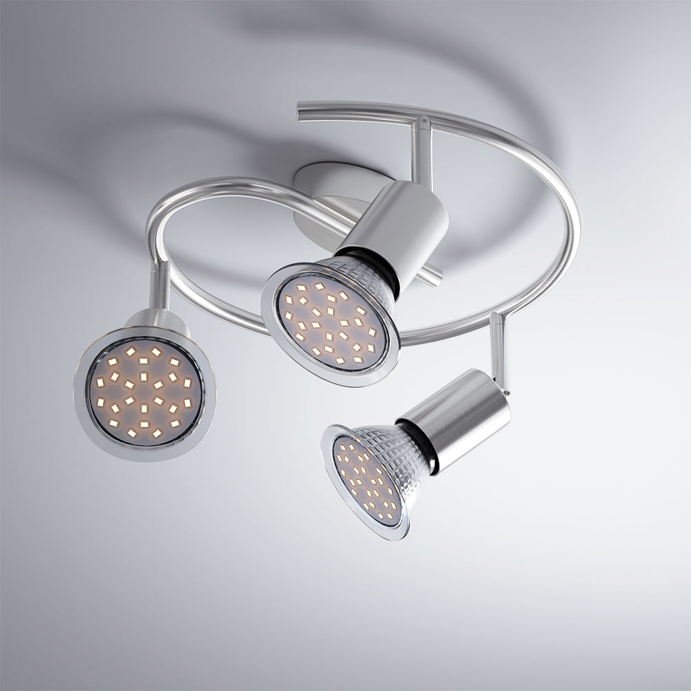 Monzana Plafondlamp "Amaryllis" 3 lampen rond