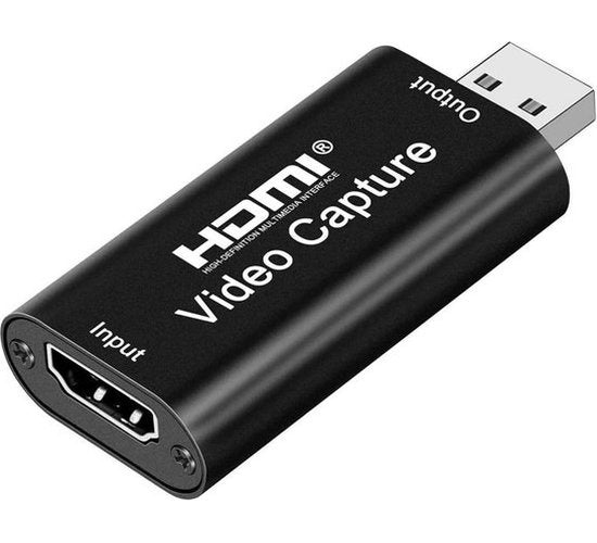Earkings® Game Capture Card 4K HDMI – 1080p Full HD – USB 3.0 – HDMI naar USB – Voor PS5, PS4, Xbox, Nintendo, Camera & PC – Zwart
