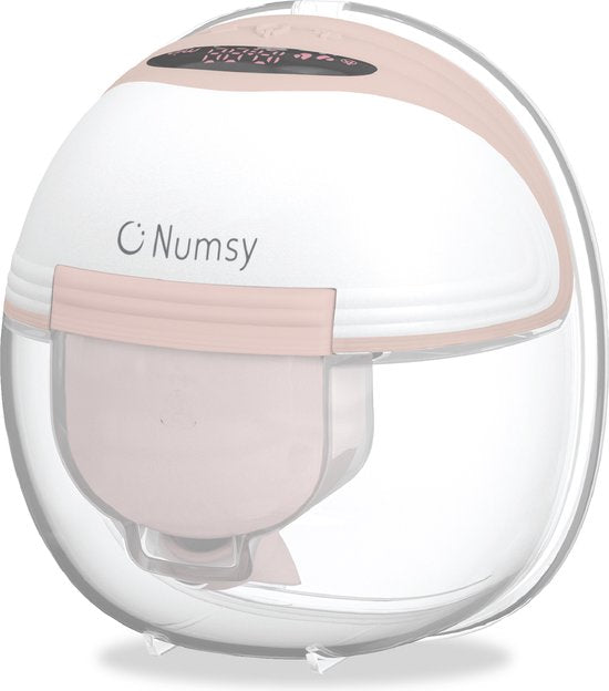 Numsy Elektrische Draadloze Borstkolf Enkel - Handsfree - BPA Vrij - Enkele
