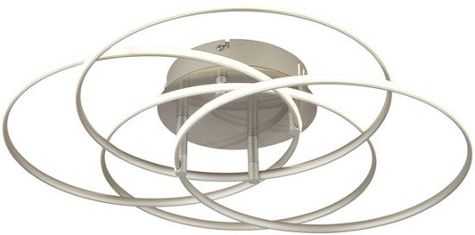 Globo - plafonniere - KOMBOS - staal - metaal - Ø 52cm - LED - 67355-55N