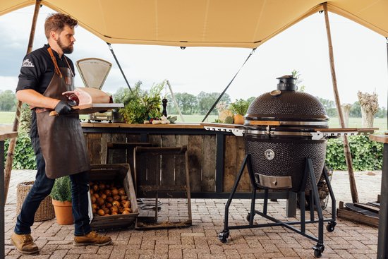 Grizzly Grills Kamado Elite XL - Barbecue - ø60cm / ø24inch - Zwart - Compleet