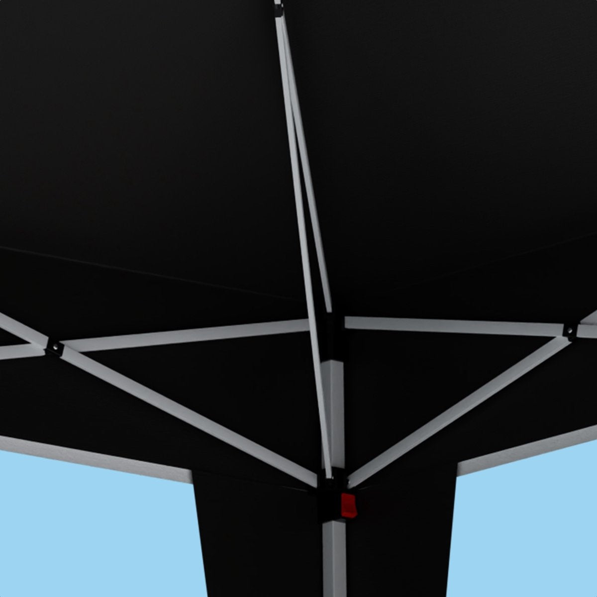 LifeGoods Partytent - Paviljoen - EasyUp - Opvouwbaar - Waterdicht - Met Draagtas - 300 x 300 cm - Zwart