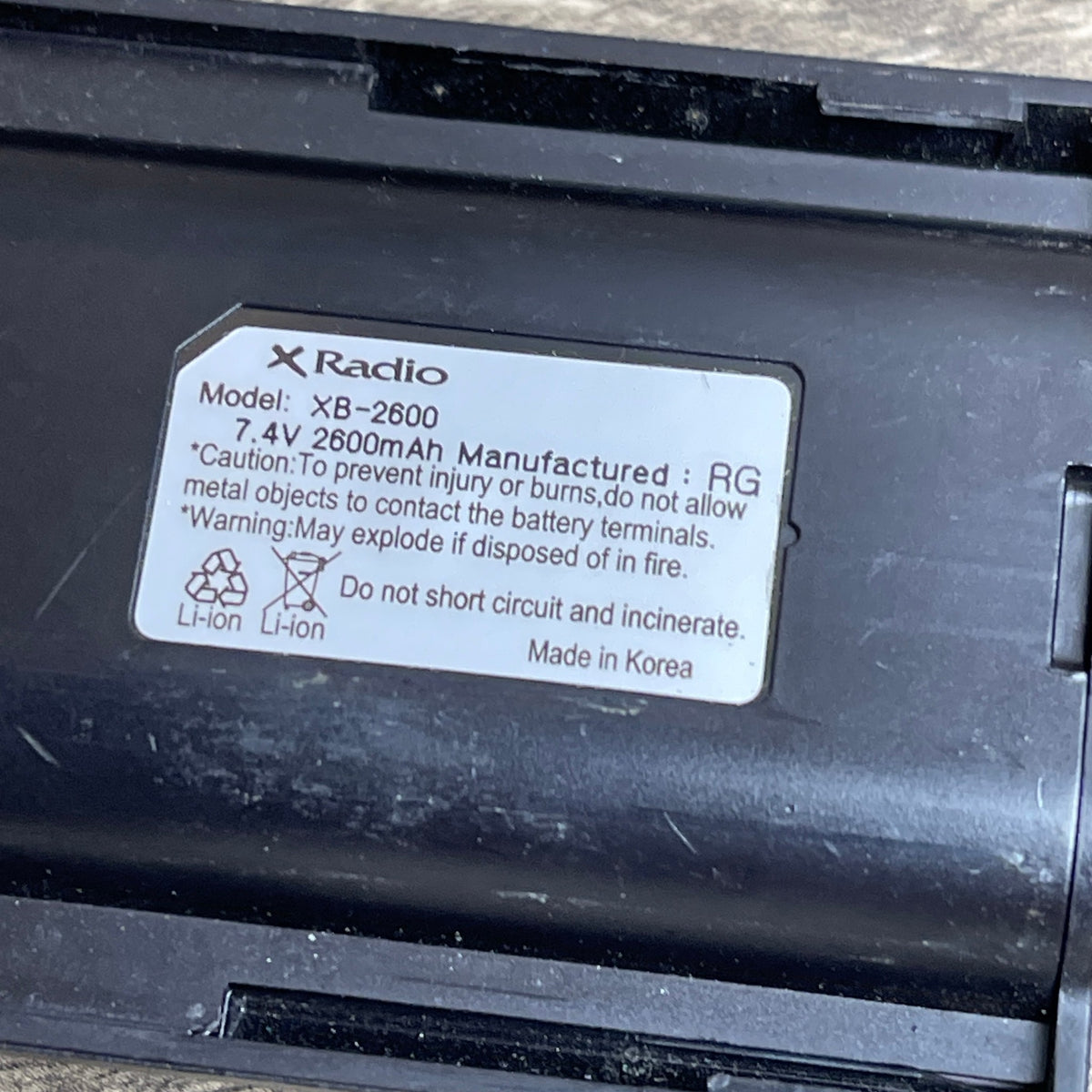 XRadio XR-450 walkie talkie - 512 kanalen - Oplaadbaar - Zwart - Gebruikt