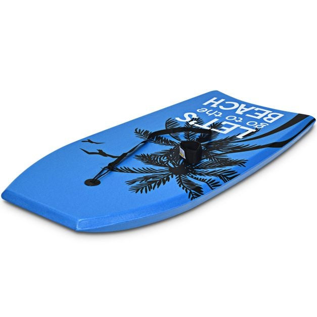 Bodyboard lichtgewicht voor kinderen en volwassenen 106 cm blauw