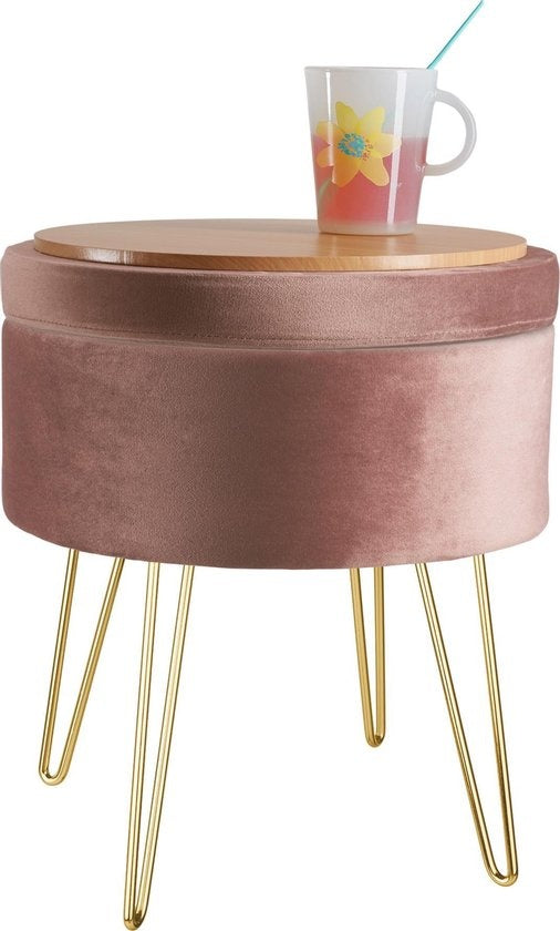 tectake - Zitkruk Ava roze - 403953