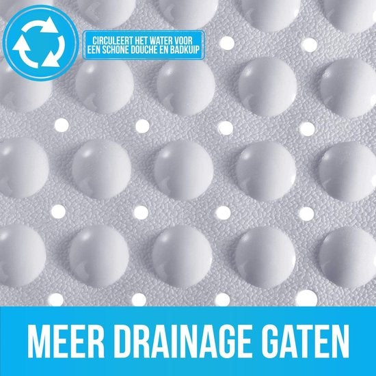 Strex Badmat / Antislipmat Douche - 53x53CM - Met Zuignappen - Douchemat Antislip voor Douche - Badkamermat