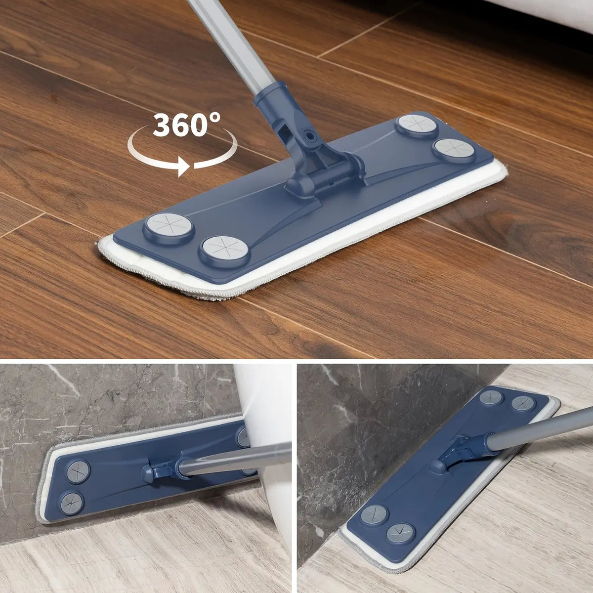 emmama microvezeldweil - 4-delig - steel 155 cm - 2 wasbare pads