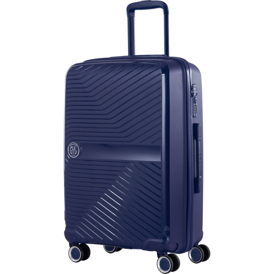 BLAUW MEDIUM HARDE KOFFER (MAAT M)