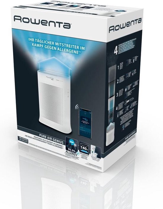 Rowenta Luchtreiniger - Pure Air Genius PU3080F0 - Wit