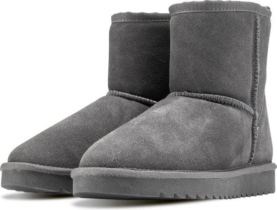 Pantoffels Dames - Sloffen - Dames Laarzen - Anti-slip - Memory Foam Voetbed - Grijs - Maat 42