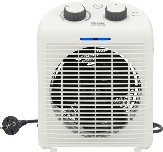 Fakir Trend HL 100 Elektrische Kachel - Verwarming met Ventilator - Wit/Grijs
