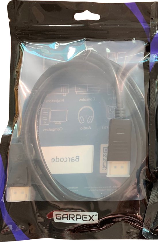 Garpex® DisplayPort naar DisplayPort Kabel - 4K Ultra HD - 1.8 meter
