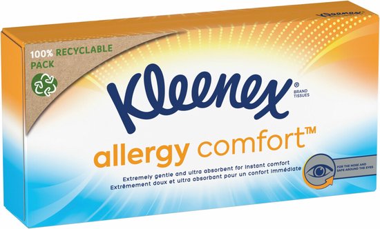 Kleenex Tissues Voordeelbox Allergy Comfort 56 stuks