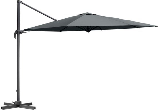 Feel Furniture - Luxe Parasol - Roma 4 x 4 Meter Octagon - Donkergrijs