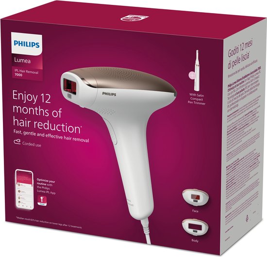Philips Lumea IPL 7000 series - IPL Ontharingsapparaat - 2 opzetstukken met trimmer - BRI921/00