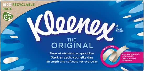 Kleenex The Original Tissues – 72 Stuks – Zacht & Sterk