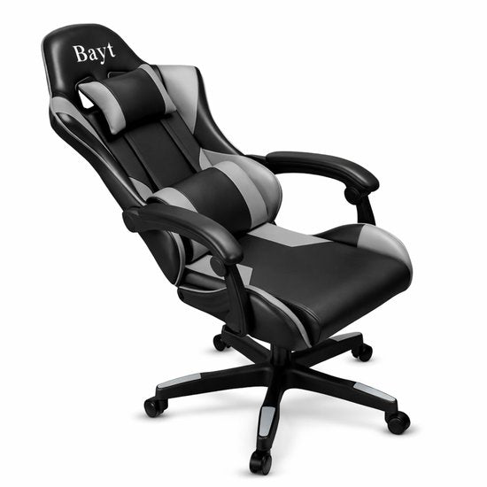 Bayt Gamestoel - Gaming Chair - Gamingstoel - Ergonomische Bureaustoel - Zwart - Verstelbaar