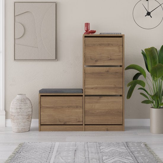Woody Modieus Schoenenkastje | Melamine Gecoat | Hitit