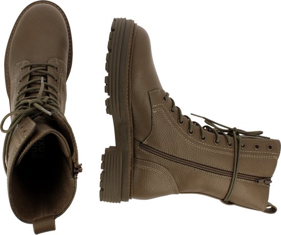Bullboxer - Boot - Vrouw - Donkerbruin - Maat 40 - Laarzen
