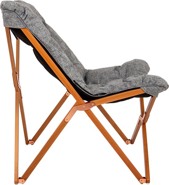Bo-Camp - Urban Outdoor - Relaxstoel - Bloomsbury Comfort - Grijs