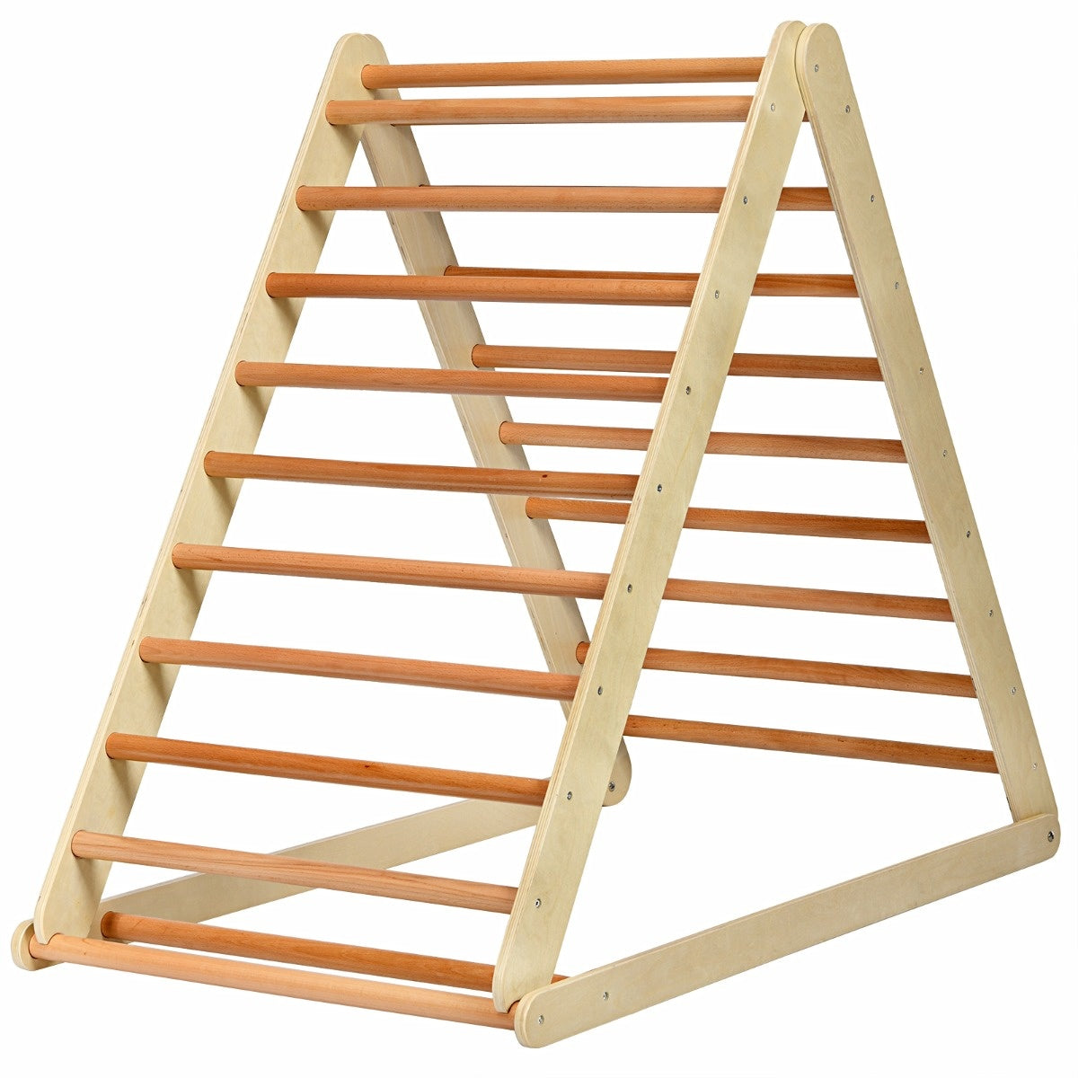 Coast Houten Klimrek en Ladder Driehoek Opvouwbaar van kinderen 122 x 71 x 110 cm - Hout