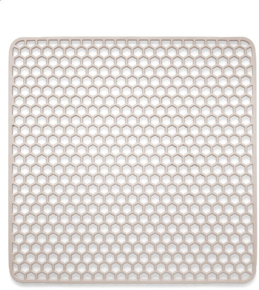 Bodo® Gootsteenmat - Vierkant - Onderzetter - Beige - 34.5 x 34.5 cm