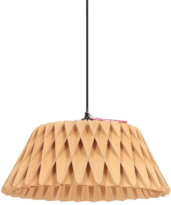 Anne Lighting - hanglamp - Maze - naturel - hout - Ø 46cm - E27 - 3490E