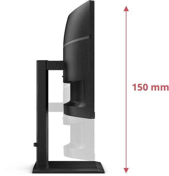 AOC CU34E4C - Gebogen Ultrabrede Zakelijke Monitor - USB-C 90w - 5 jaar Garantie - 34 inch